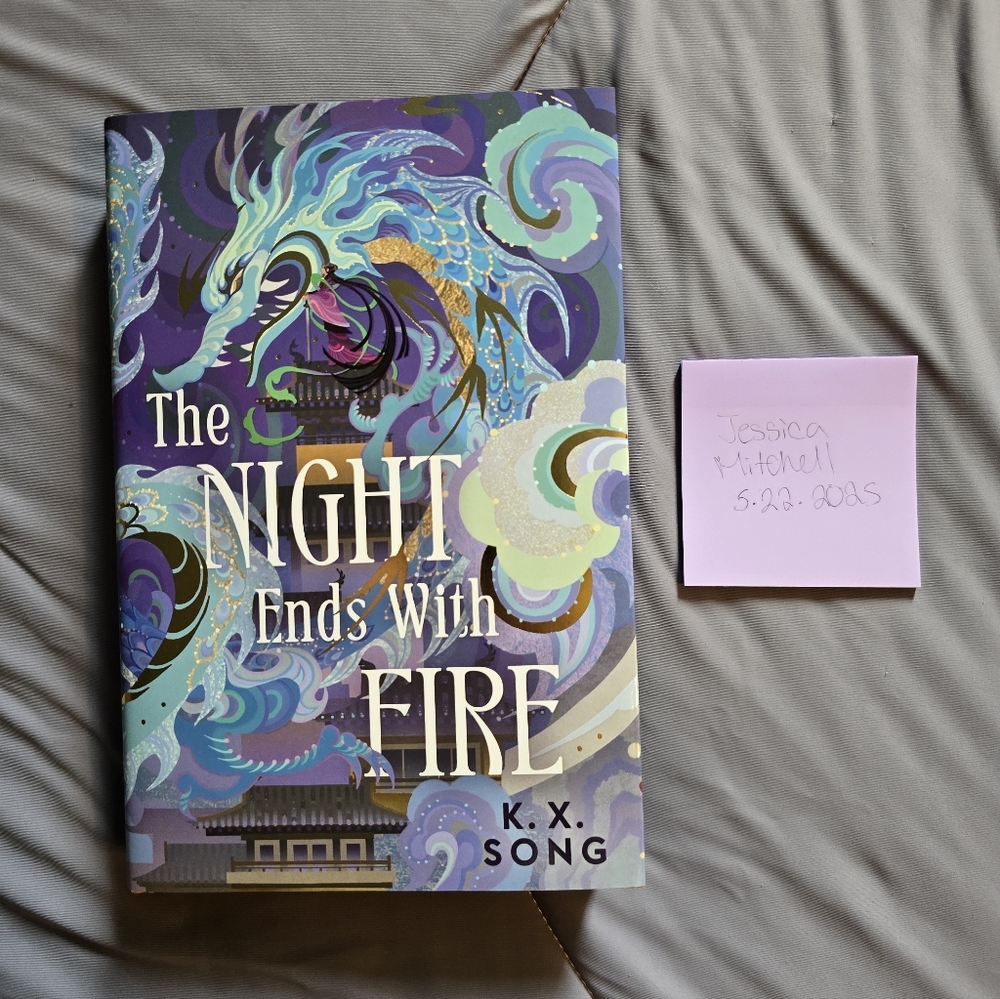 K.X. Song 'The Night Ends With Fire' Book - Multicolor